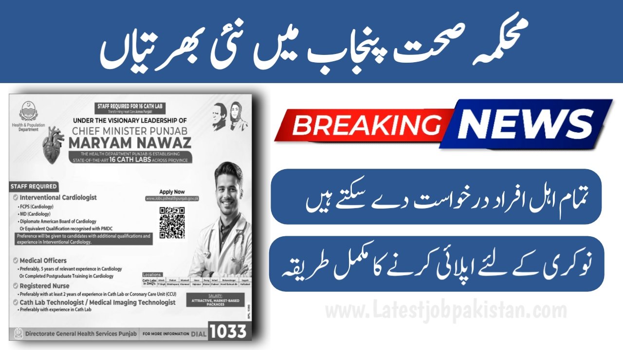 Punjab Health Department Jobs 2025